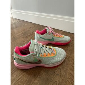 Nike LeBron 20 XX Mens Basketball Shoes‎ Light Aqua Pink Size 8.5